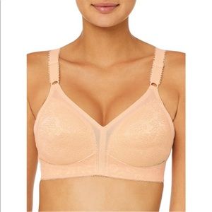 Playtex Womens 18hr classic support wire free bra2027 44 DD Beige